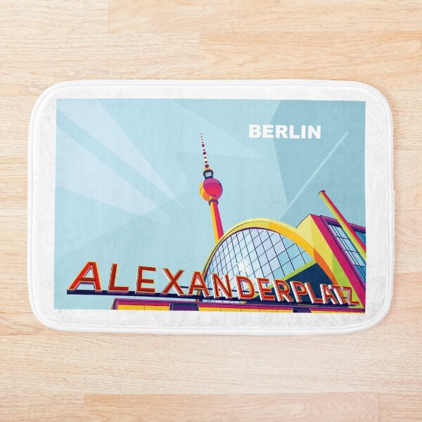 Artikelvorschau, Berlin Alexanderplatz pop-art entworfen und verkauft von DK-Shirts.
