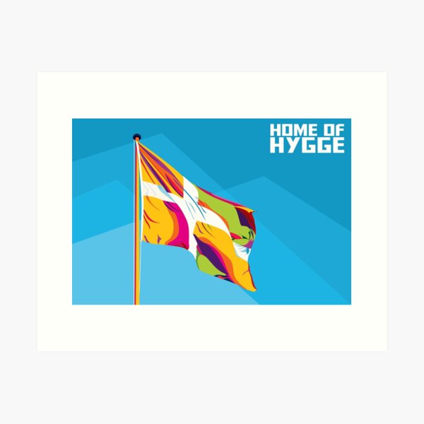 Dänemark - home of hygge Kunstdruck