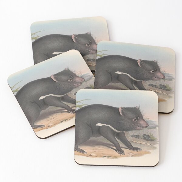 Artikelvorschau, Tazmanian Devil illustration Australian animals series entworfen und verkauft von Vintage Designs +.