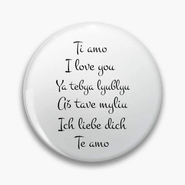 Item preview, Ti amo, I love you, Ya tebya lyublyu, Aš tave myliu, Ich liebe dich, Te amo designed and sold by LiniShop.