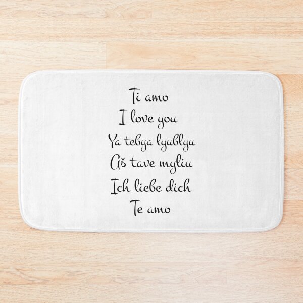 Item preview, Ti amo, I love you, Ya tebya lyublyu, Aš tave myliu, Ich liebe dich, Te amo designed and sold by LiniShop.