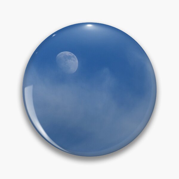 Blue Moon Wispy Clouds Photo Pin