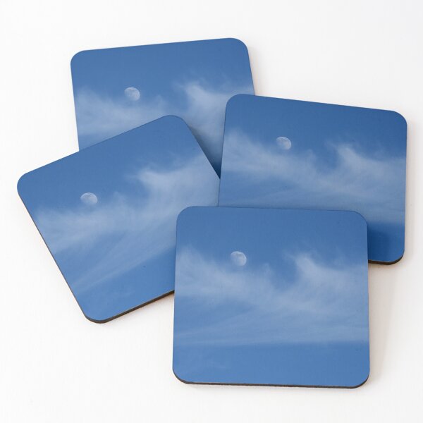 Item preview, Blue Waxing Moon Wispy Clouds designed and sold by Tezoodle Art.