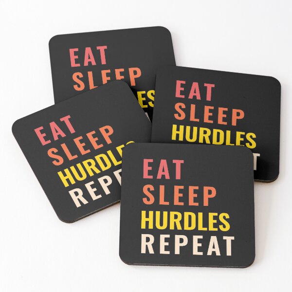 Item preview, EAT SLEEP HURDLES REPEAT designed and sold by TINASTORESHOPE.