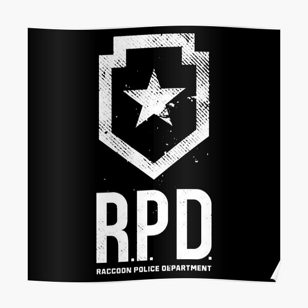 Raccoon Police Department Poster For Sale By Geempah Redbubble   Poster,504x498,f8f8f8 Pad,600x600,f8f8f8 