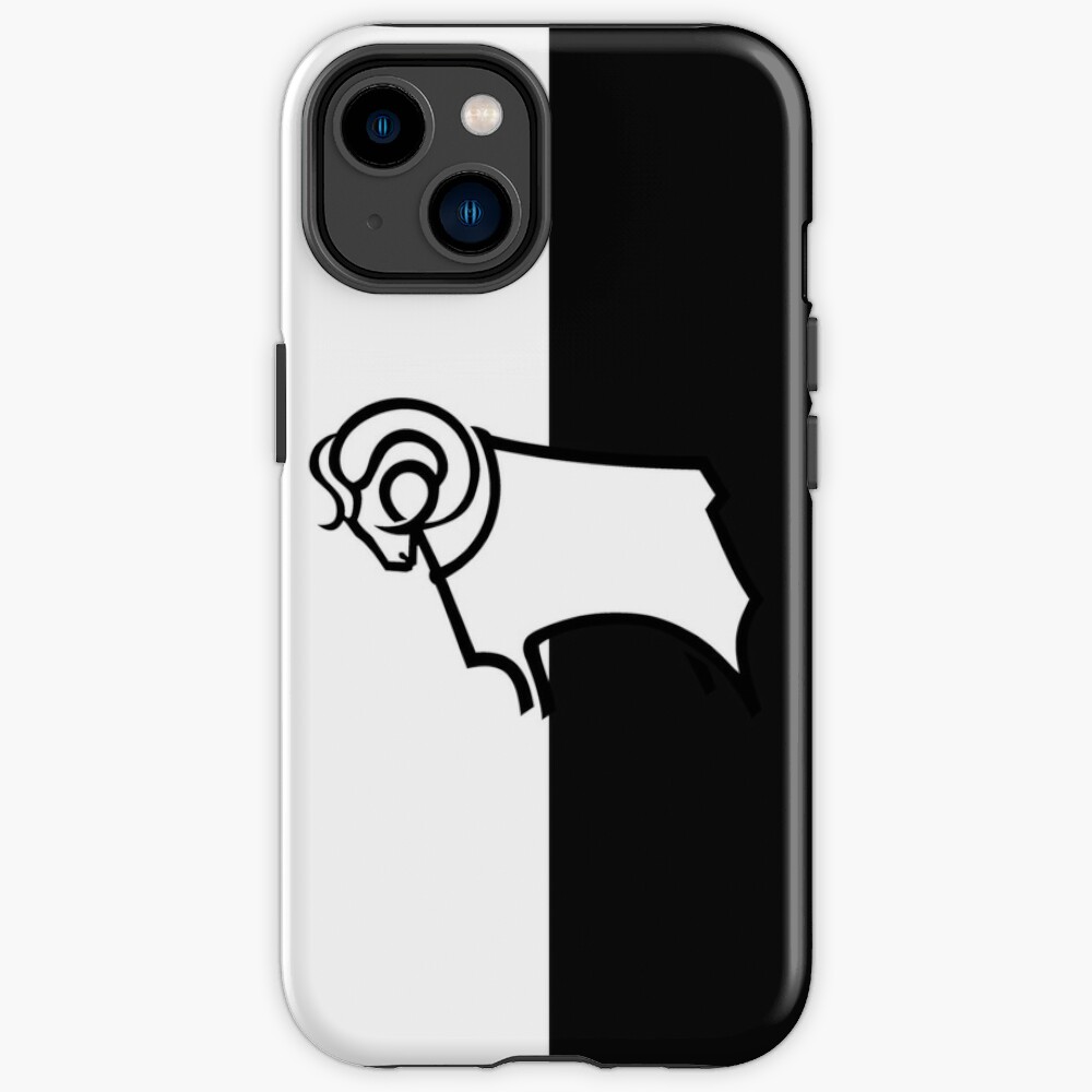Disover Derby County FC logo - Panel split | iPhone Case