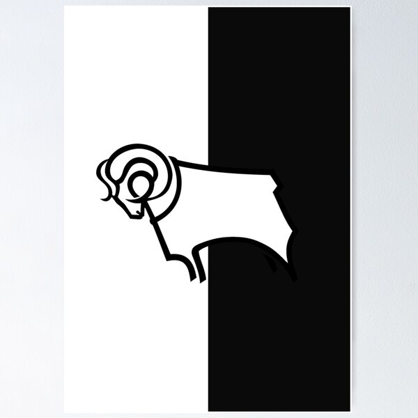 Item preview, Derby County FC logo - Panel split designed and sold by Etchedclothing.