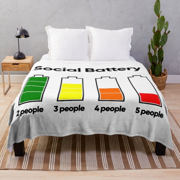 Item preview, Social Battery (white) designed and sold by Bojkiw.
