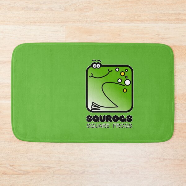 Item preview, Fun Graphic Retro Square Frog Squrogs Green designed and sold by Quooki.