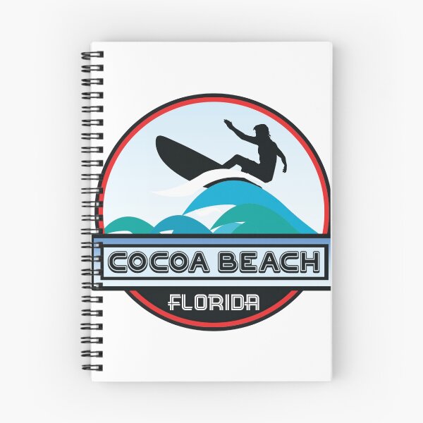 Item preview, Surfing COCOA BEACH FLORIDA Surf Surfer Surfboard Waves Ocean Beach Vacation designed and sold by DESTINATIONS DECAL.