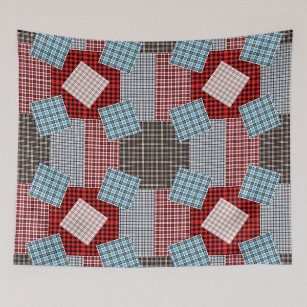 Item preview, Folk tartan patchwork  designed and sold by ivanoel.