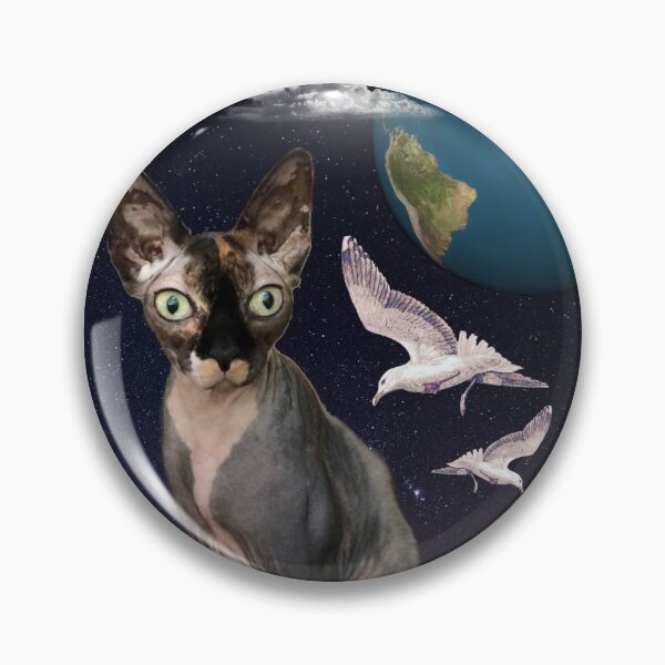 Item preview, Kimber Sphynx Space Cat  designed and sold by Kimmy  D.
