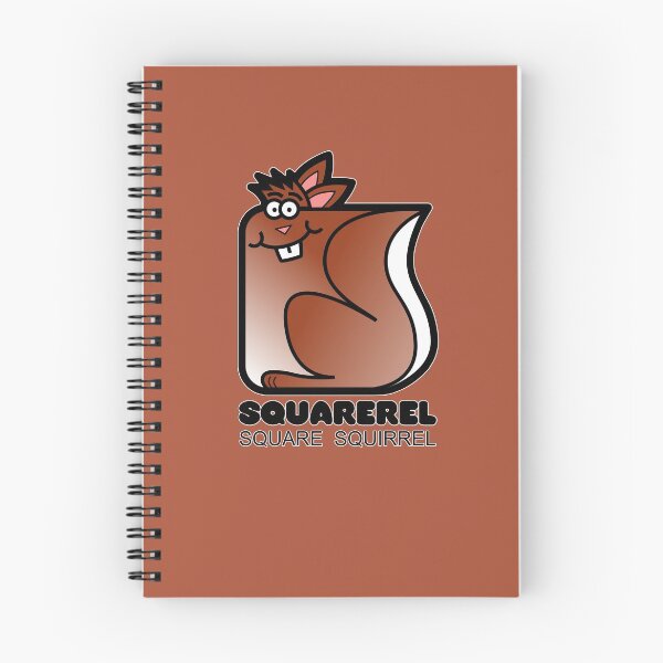 Item preview, Fun Graphic Retro Square Squirrel Squarerel Brown designed and sold by Quooki.