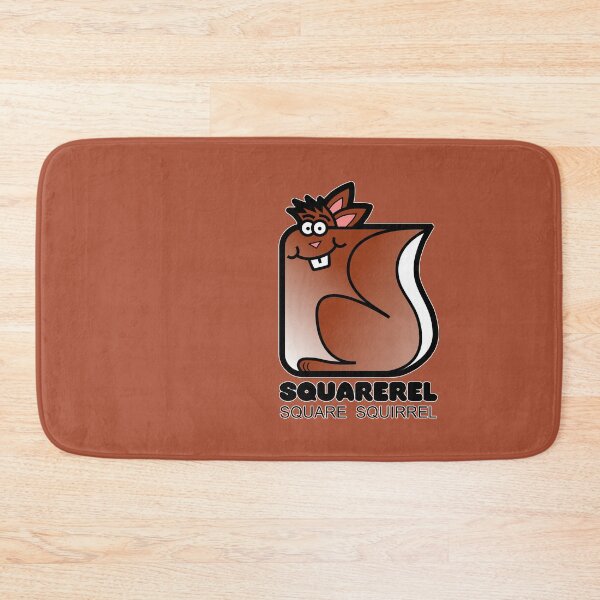 Item preview, Fun Graphic Retro Square Squirrel Squarerel Brown designed and sold by Quooki.