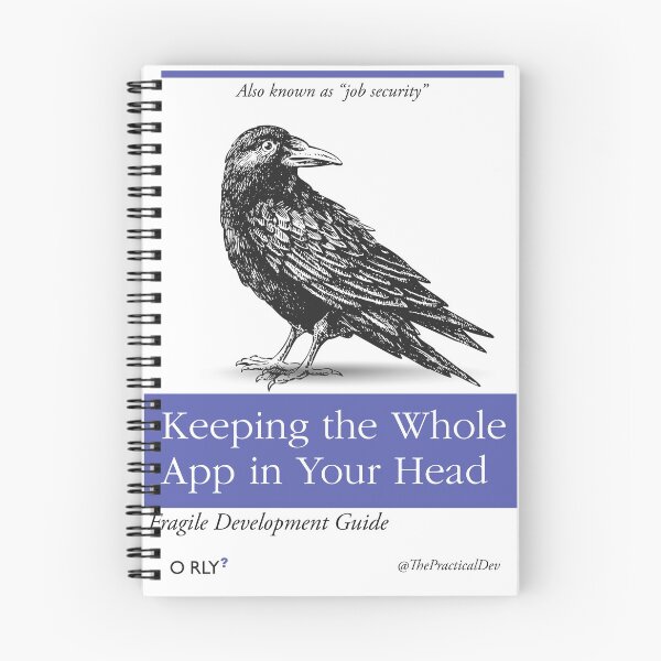 Item preview, Keeping the Whole App in Your Head designed and sold by moondry.
