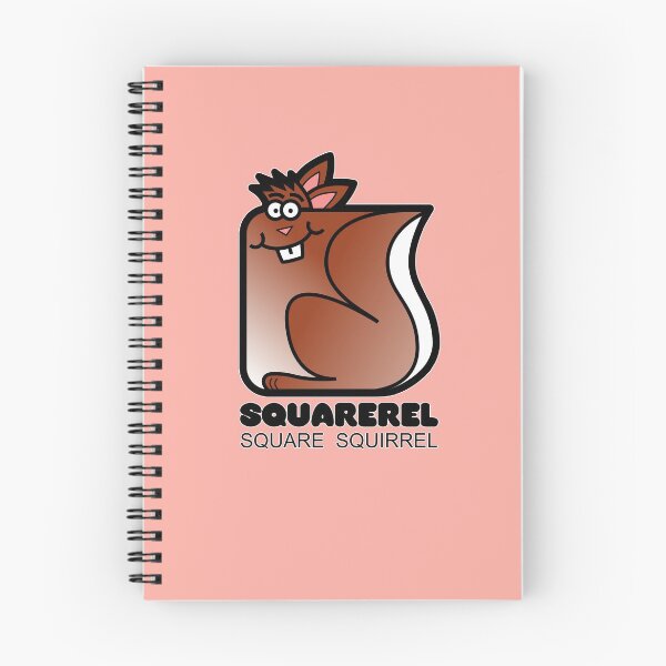 Item preview, Fun Graphic Retro Square Squirrel Squarerel Pink designed and sold by Quooki.