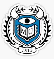 Monsters University Logo Sticker