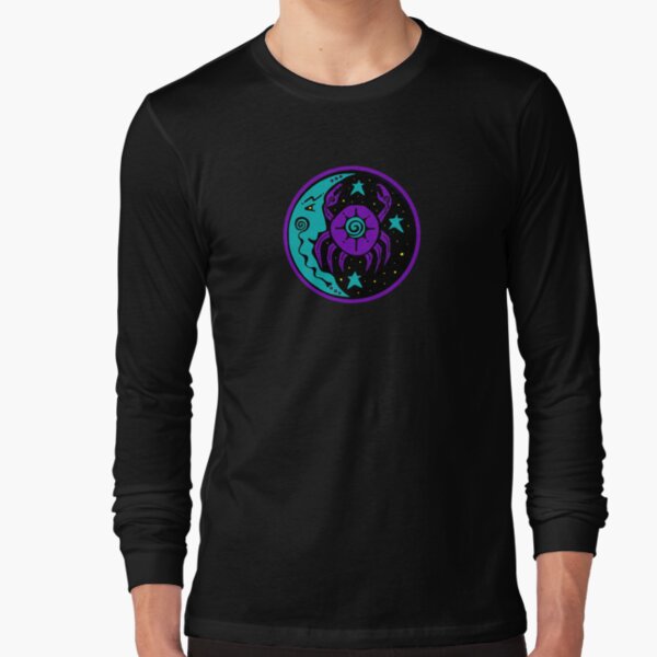 Zodiac--Cancer the Crab Long Sleeve T-Shirt
