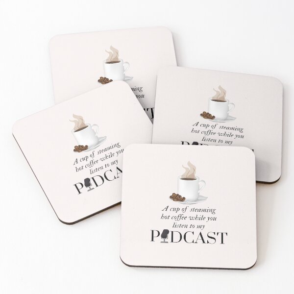 Item preview, Coffee  and Podcast content  designed and sold by otomworld.