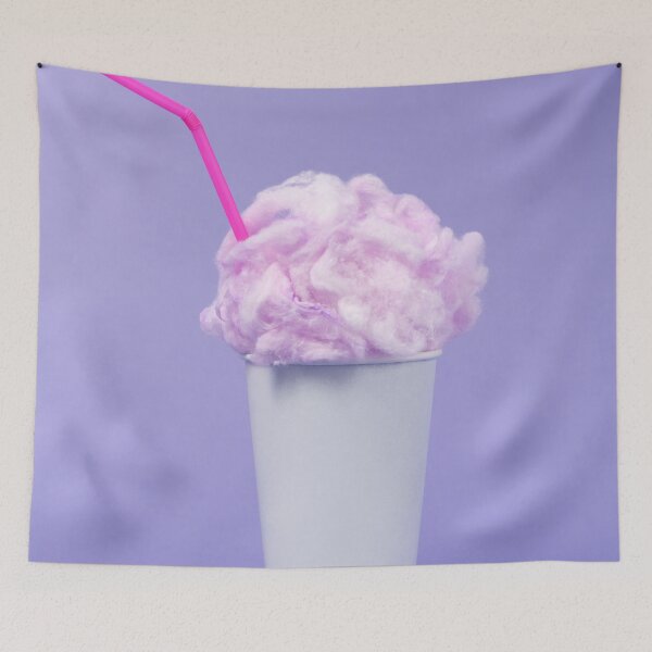 Item preview, Conceptual image of milkshake with pink foam designed and sold by Anna Khomulo.