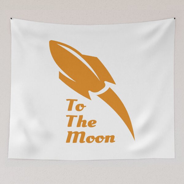 Item preview, To the Moon with spaceship! Classic T-Shirt designed and sold by cheriftig.