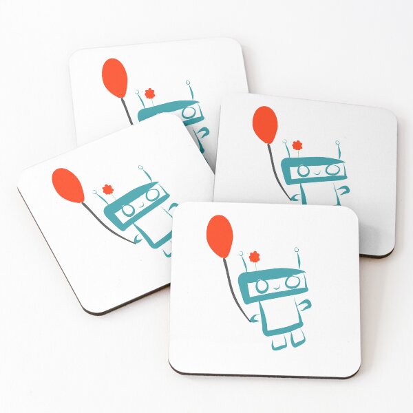 Item preview, Happy little robot geek designed and sold by projectbookworm.