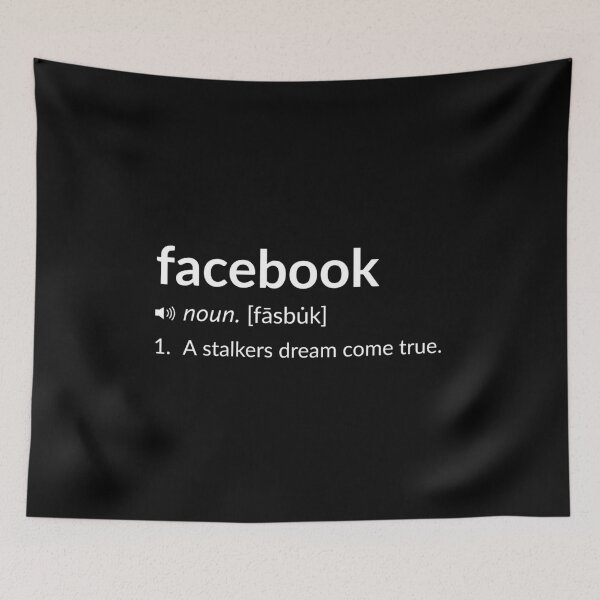 Item preview, Funny Definition: Facebook  designed and sold by T-ShirtGuy.