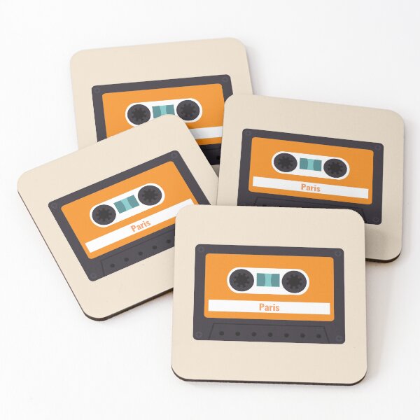 Item preview, Paris - Retro Cassete designed and sold by CityCollection.