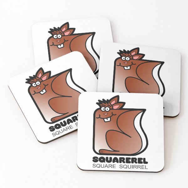 Item preview, Square Squirrel Retro Minimalist Squarerel designed and sold by Quooki.