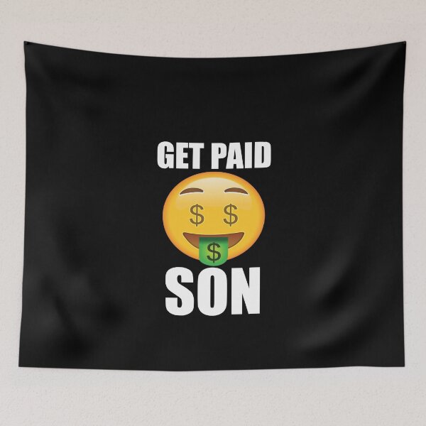 Item preview, Sun Saying Get Paid Son Money Dollar Bills designed and sold by Branncolet.