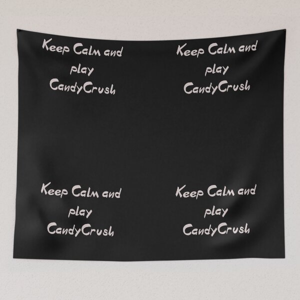 Item preview, Keep calm and play candy crush designed and sold by Lakki-s.