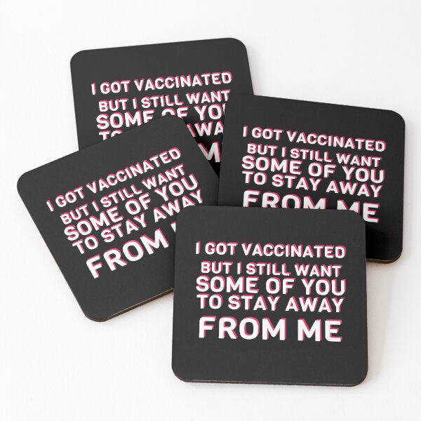 Item preview, COVID 19 Vaccine Funny Stay Away Introvert Humor Funny Quote designed and sold by sillyquestions.