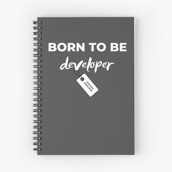Item preview, Born to be developer certified developer gift for him, gift for her, gift for programer,developer,coder designed and sold by DevDn.