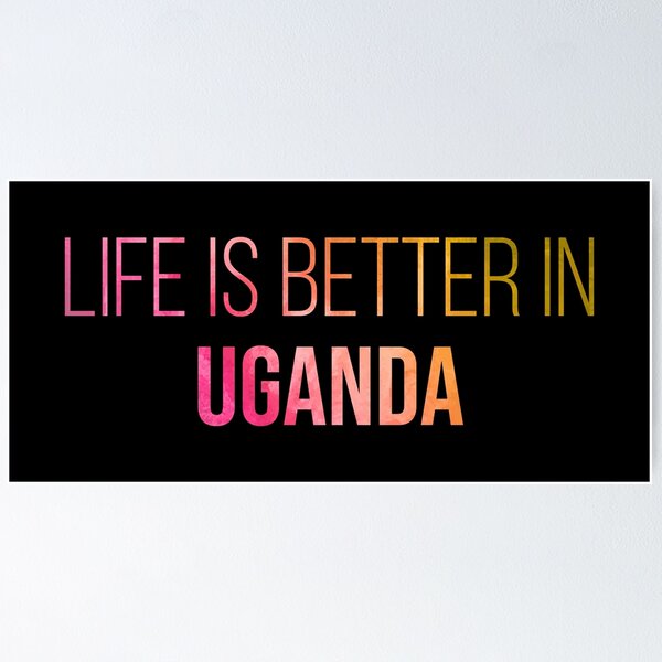 Item preview, Life is better in Uganda in Watercolor designed and sold by XCIV.
