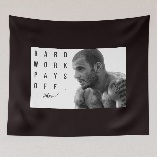 Item preview, Mat Fraser - CrossFit - Hard Work Pays Off - New HWPO Poster - Black & White designed and sold by CrossFitters.