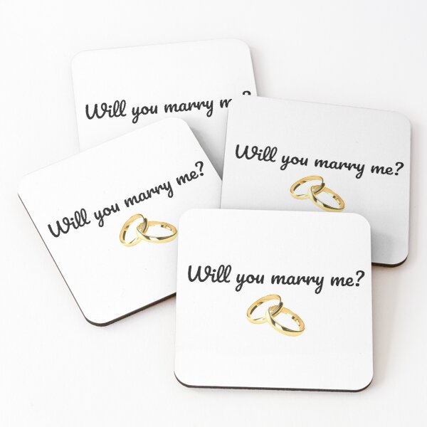 Item preview, Will You Marry Me Typography  designed and sold by IslandDrip.