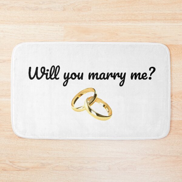Item preview, Will You Marry Me Typography  designed and sold by IslandDrip.