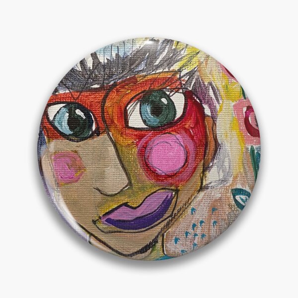 Item preview, Fun, Funky, Illustrative Abstract Portrait - Female, No. 1 designed and sold by Lori Rivera.