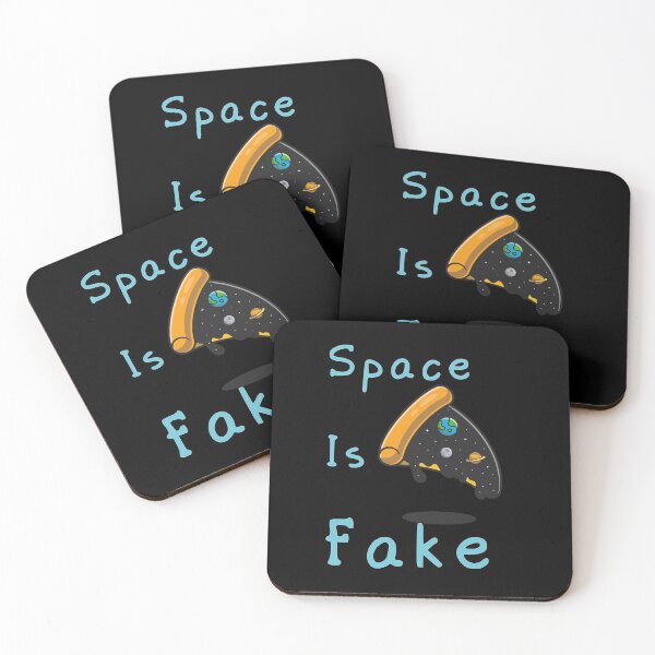 Item preview, Space Is Fake But Slide of Pizza Is Not designed and sold by Shirt  Paradise Art ⭐⭐⭐⭐⭐.