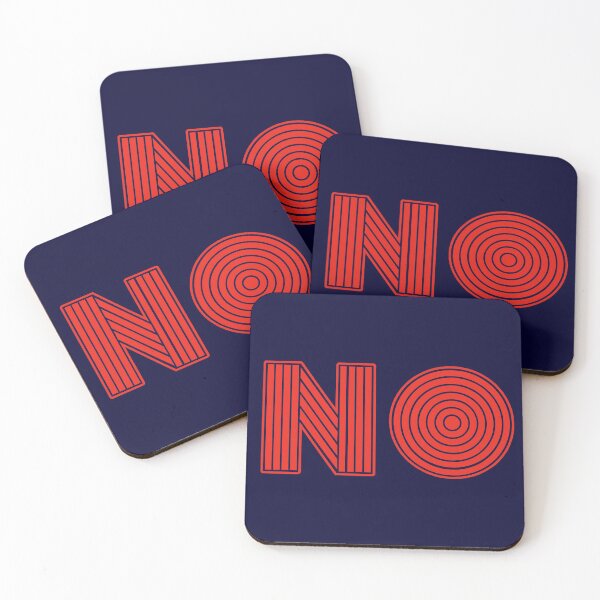 Item preview, NO (red banded font) just say clear rejection attitude designed and sold by SolidEarthArt.