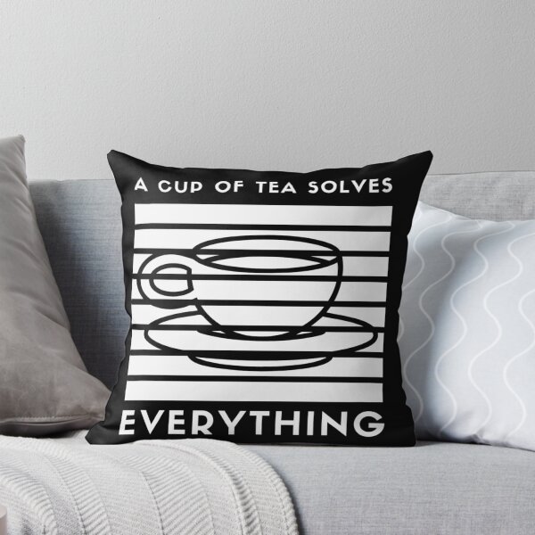 Item preview, A Cup Of Tea Solves Everything designed and sold by AmberSiraj.