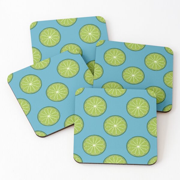 Item preview, Fresh lime slice pattern designed and sold by IevaLiART.