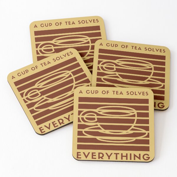 Item preview, A Cup Of Tea Solves Everything designed and sold by AmberSiraj.