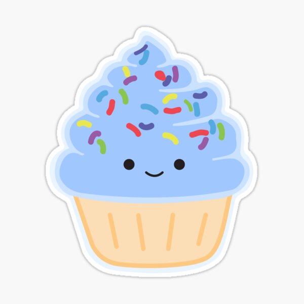 Vanilla Cupcake Sticker by slothgirlart