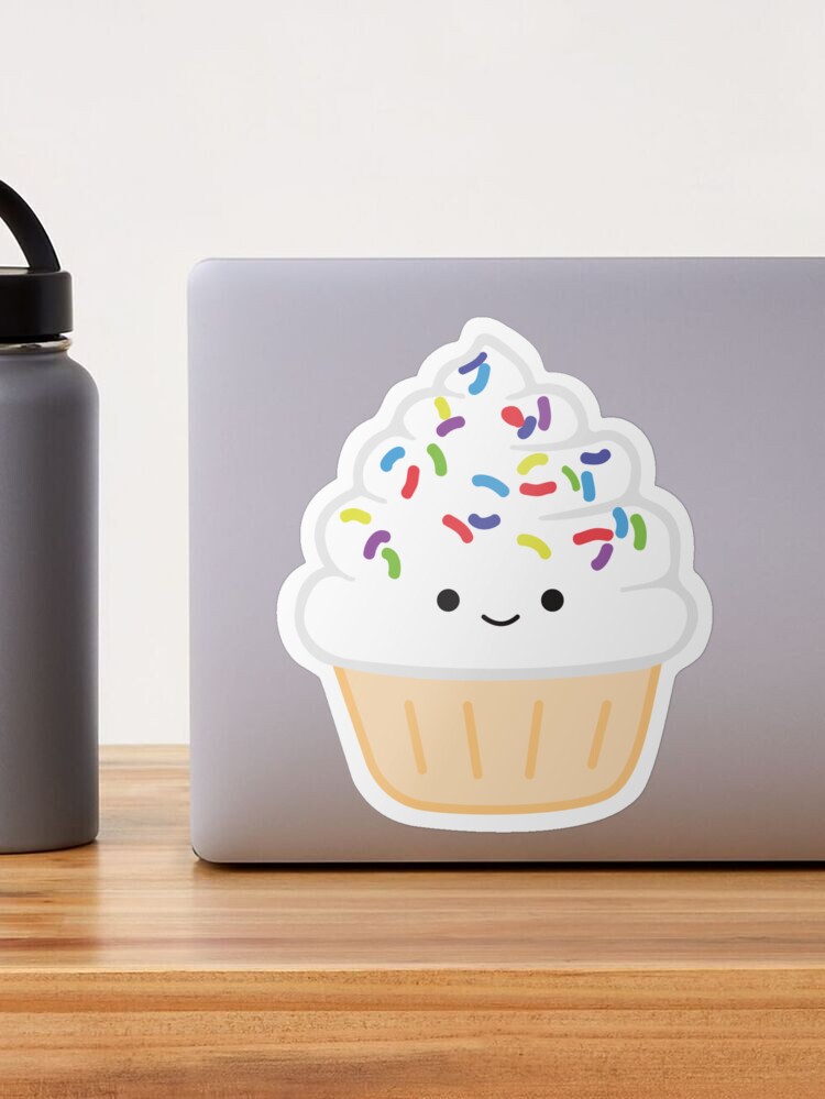 Vanilla Cupcake Sticker by slothgirlart