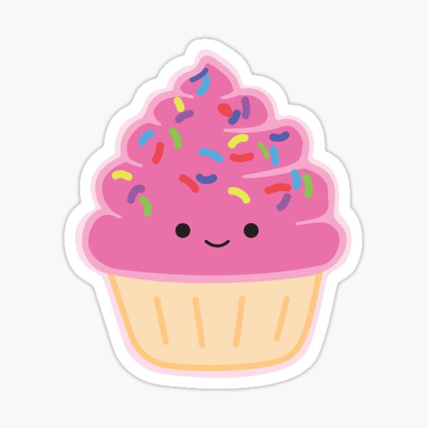 Vanilla Cupcake Sticker by slothgirlart