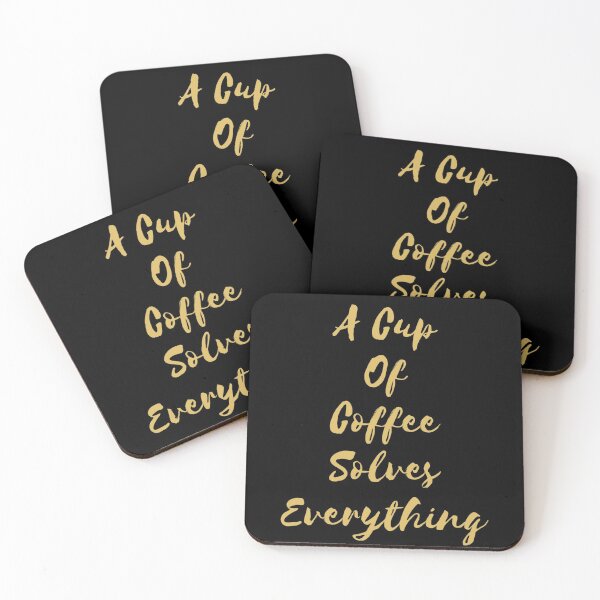 Item preview, A Cup Of Coffee Solves Everything designed and sold by AmberSiraj.
