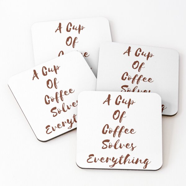 Item preview, A Cup Of Coffee Solves Everything designed and sold by AmberSiraj.