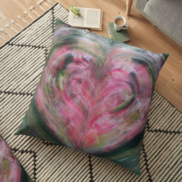 Heart Chakra Energy Floor Pillow