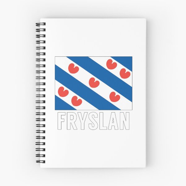 Item preview, Fryske Flagge (Frisian Flag with Text) designed and sold by HandBurger.